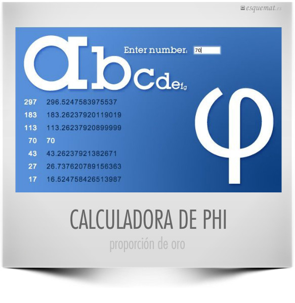 CALCULADORA DE PHI