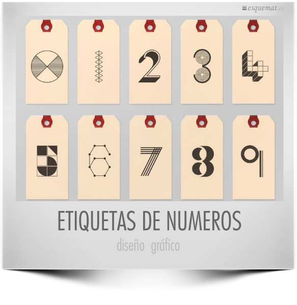 ETIQUETAS DE NUMEROS