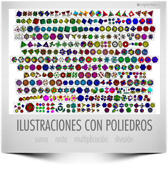 ILUSTRACIONES CON POLIEDROS