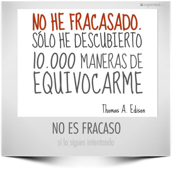 NO ES FRACASO