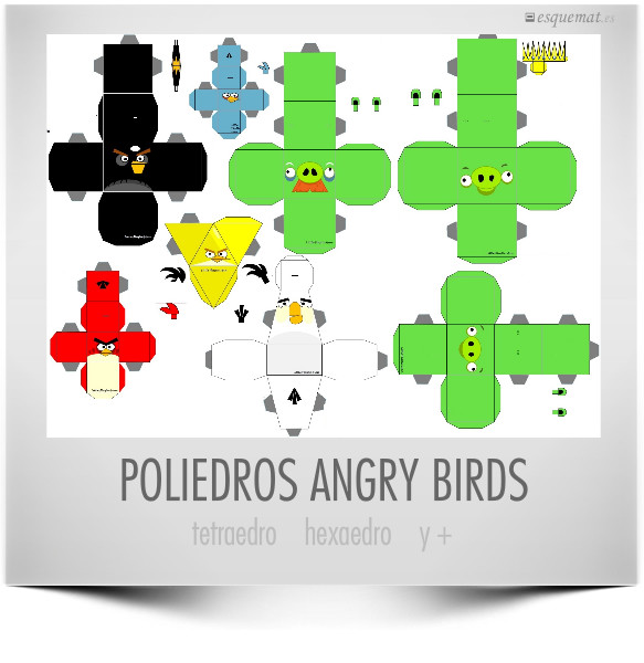 POLIEDROS ANGRY BIRDS